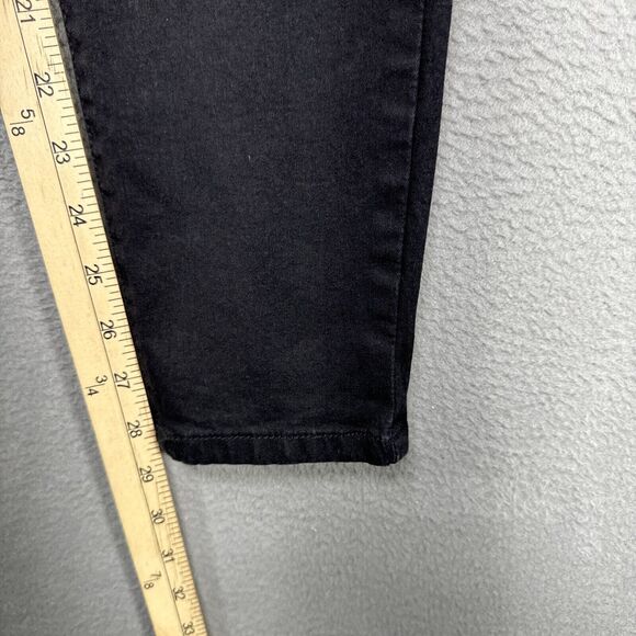 Democracy Ab Solution Jeans Womens 8 Black Stretch Skinny Preppy Gothic Denim - Picture 6 of 12